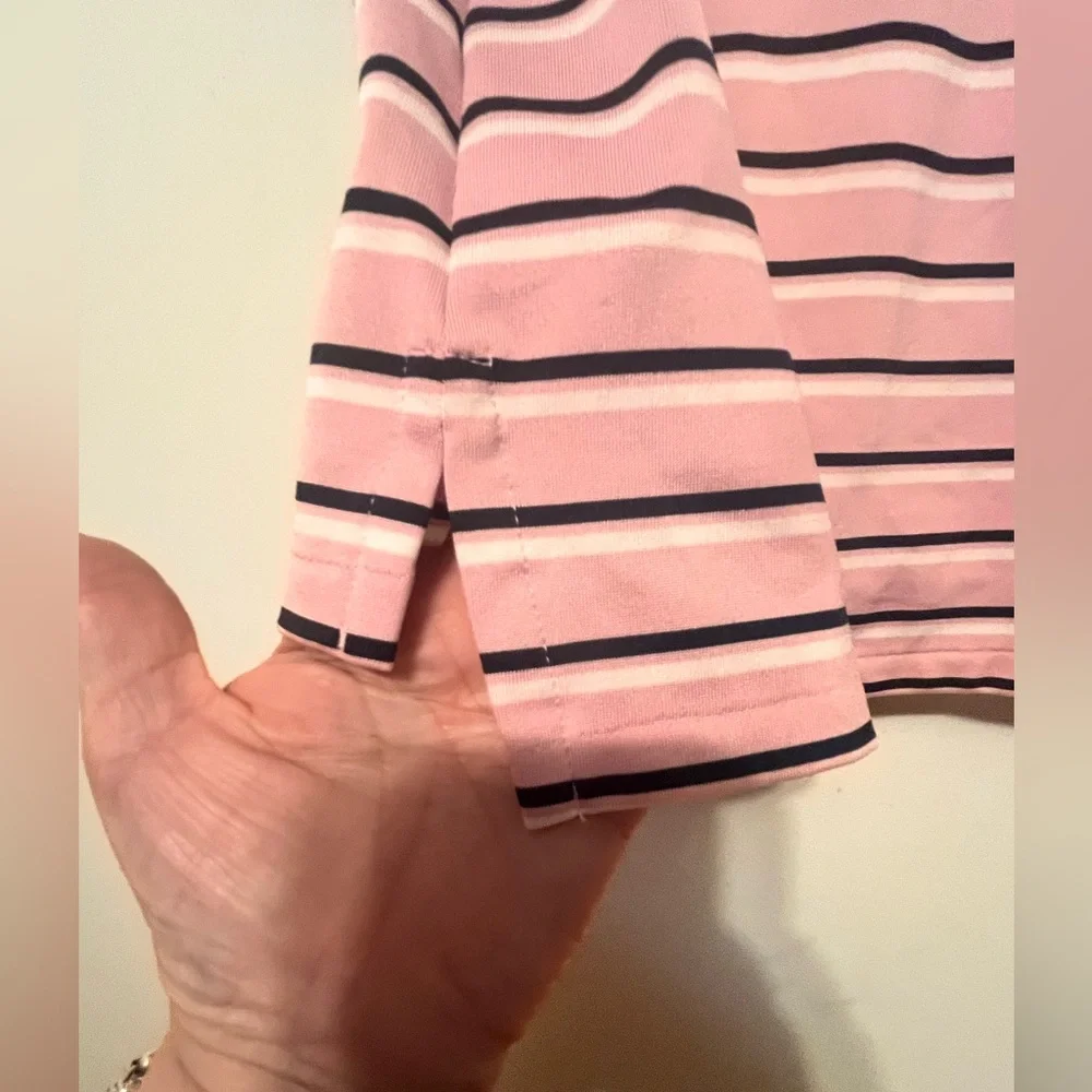 Ralph Lauren Toddler  Pink  Blue Striped Polo Shirt Size 3-3T NWOT - Picture 6 of 6